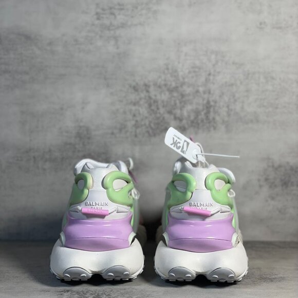 Balmain "Multicolor" Unicorn Low-Top Leather Height-Booster - Picture 7 of 9